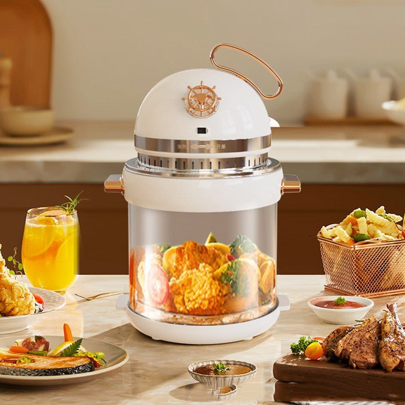 4L Transparent Visible Air Fryer - 360 Fryers