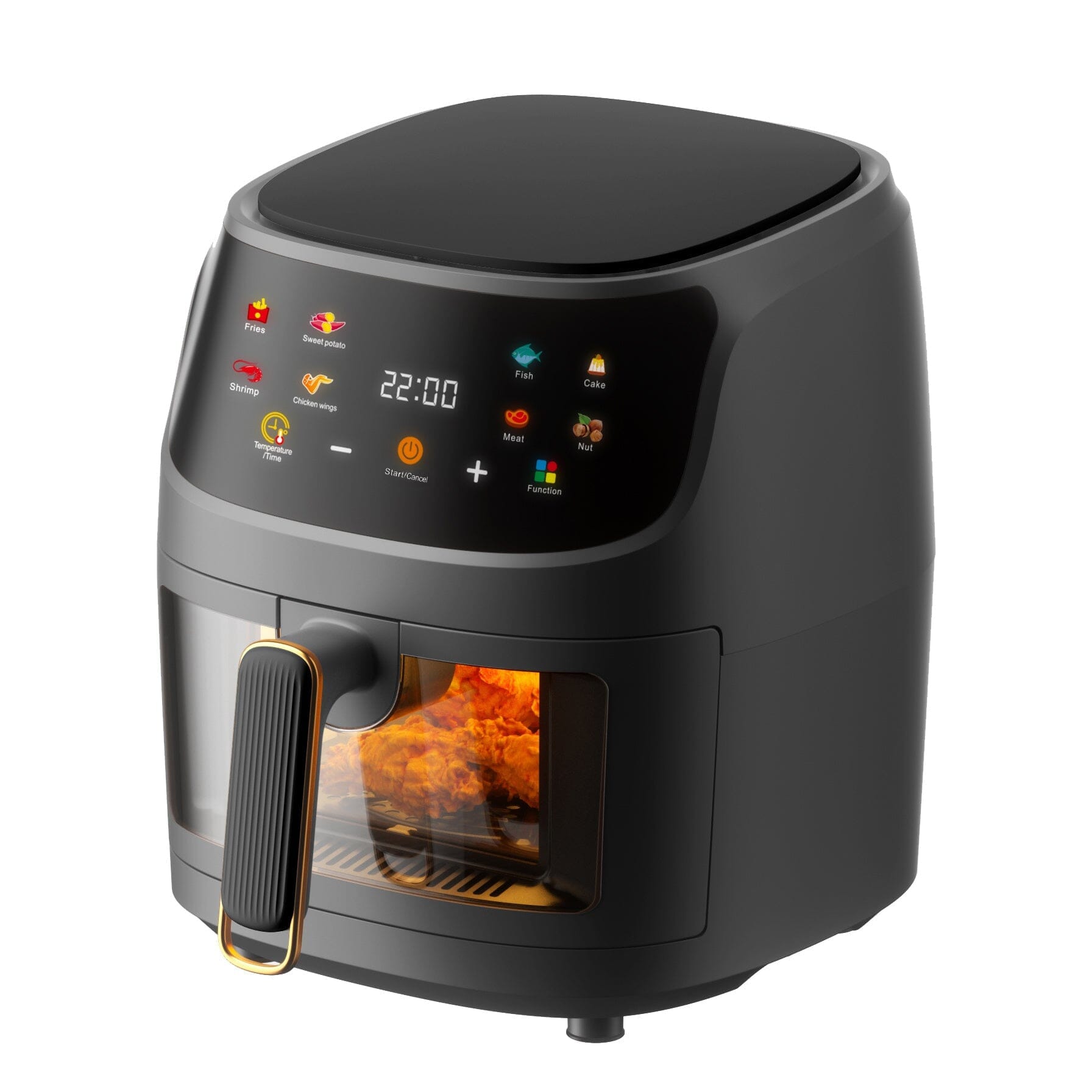 5 Quart Air Fryer Oven with Smart Cooking Programs Large Capacity Household Electronic Touch Control for Multifunctional Cooking - 360 Fryers