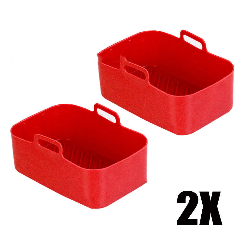 Suitable For DZ201 Foodi 8QT Double Basket Fryer Silicone Pan