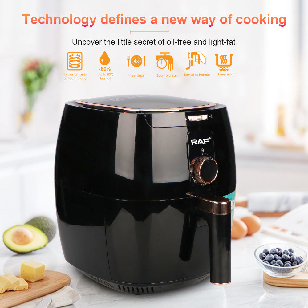 Smart Touch Screen Large Capacity French Fries Machine Air Fryer