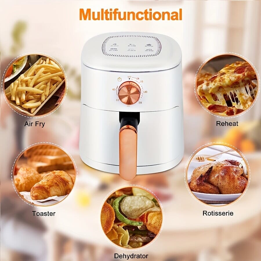 Air Fryer Healthy Cooking, oven Oil Free Air Fryer One Button Control, Multi - function Air Fryer Household Large Capacity 1.06gal - 360 Fryers