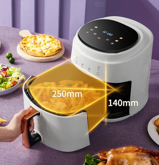 Air Fryer Large Capacity 6L 8L Intelligent Electric Fryer - 360 Fryers