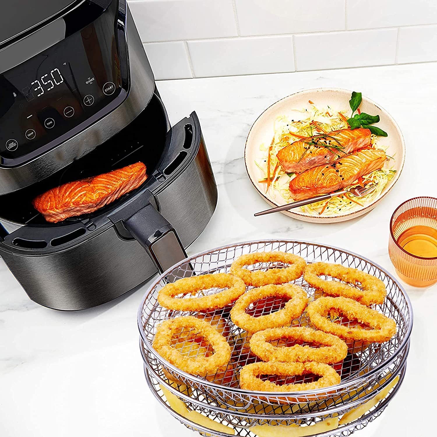 Airfryer Air Fryer Accessories Three Layer Round - 360 Fryers