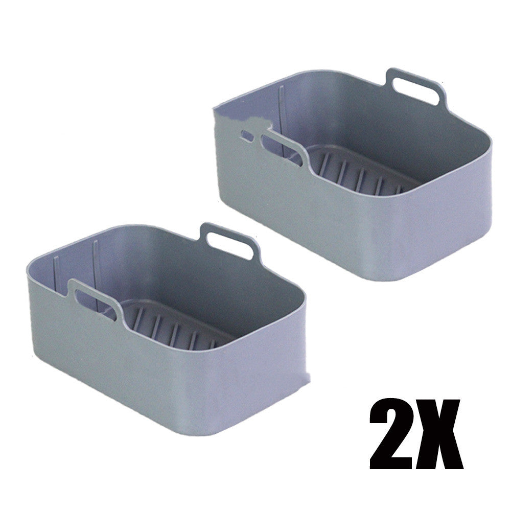 Suitable For DZ201 Foodi 8QT Double Basket Fryer Silicone Pan