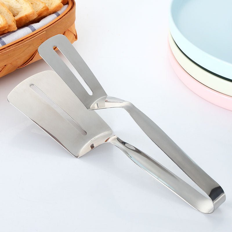 BBQ Stainless Steel Fryer Clamp Strainer Filter Spoon With Clip Food Kitchen Oil - Frying BBQ Filter Cooking Tools - 360 Fryers