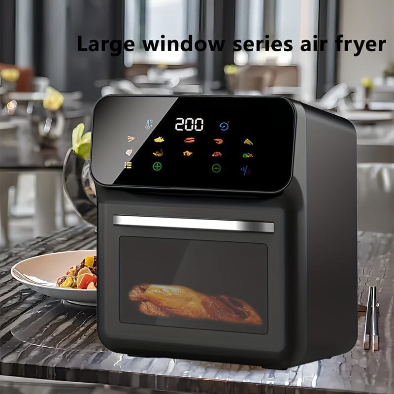 Digital Touch Air Fryer Oil free Dual Control Easy Cleaning US Plug - 360 Fryers