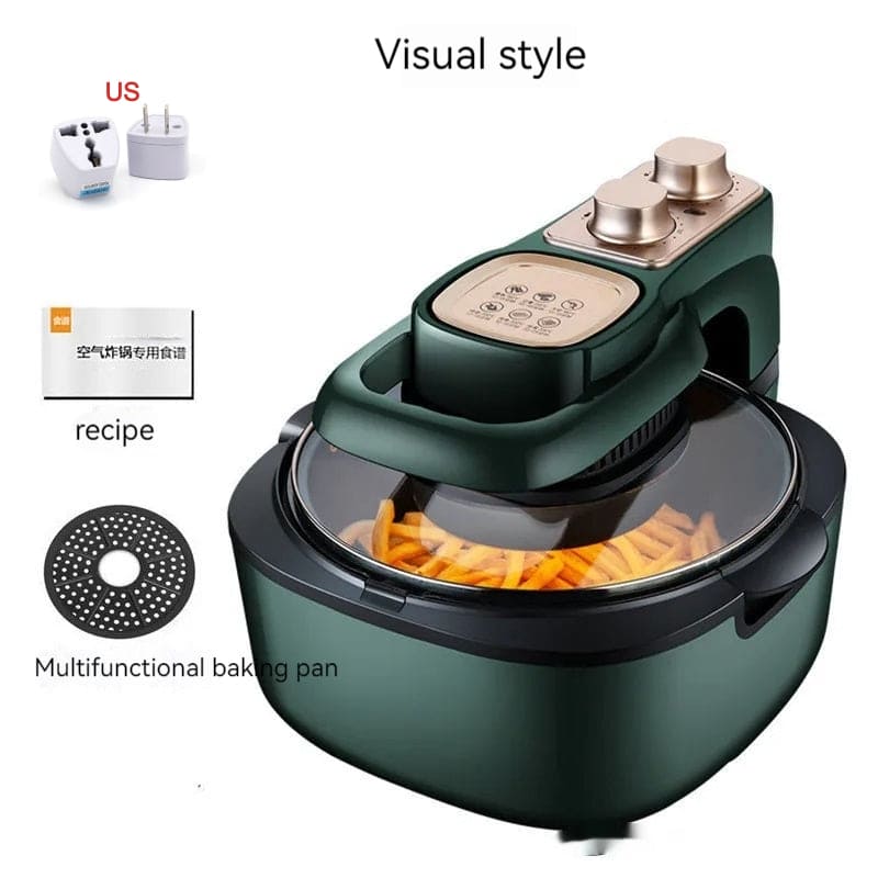 Household Large Caliber Fully Automatic Air Fryer - 360 Fryers