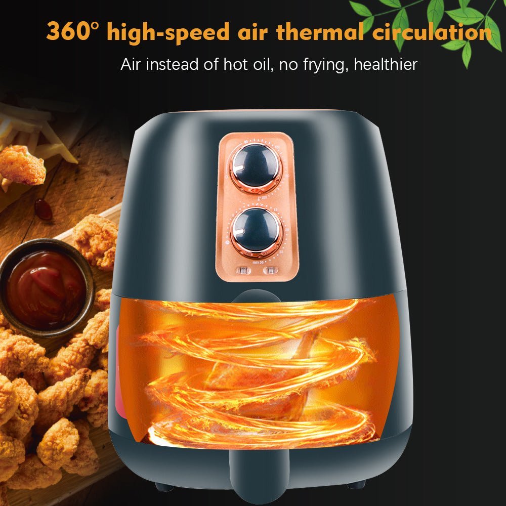 Intelligent Oil - free Household 4.8L Large Capacity Air Fryer - 360 Fryers